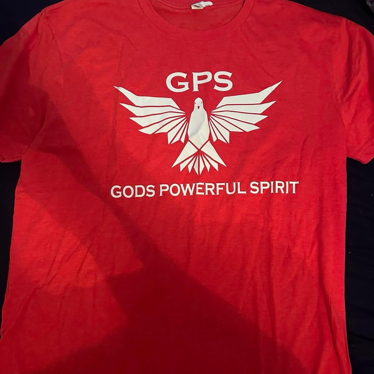 GPS God's Powerful Spirit t-shirts